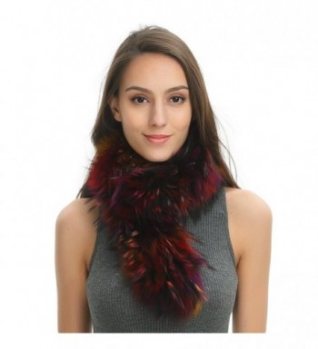 Ferand Cozy Winter Warm Real Raccoon Fur Scarf for Women - Multicoloured - CZ187GXLATR