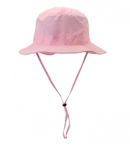 MatchLife Outdoor Soft Outdoor Sun Cap Soft Bucket Mesh Unisex Boonie Hat - Pink - CU183EZXUIH