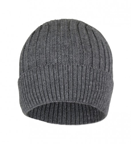 Classic Ribbed Beanie Hat Unisex Acrylic