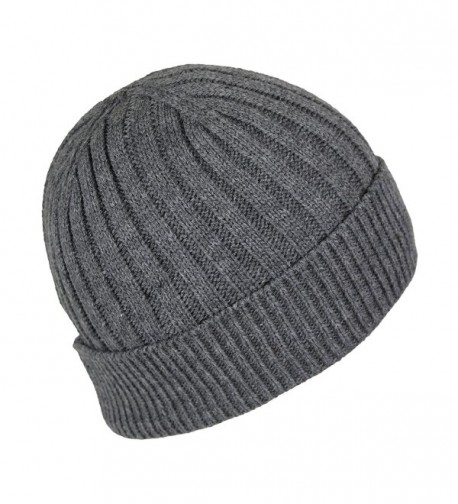 Classic Ribbed Beanie Hat Unisex Acrylic in Men's Skullies & Beanies