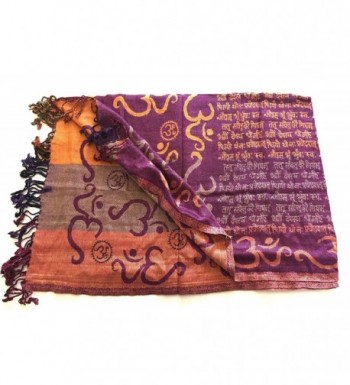 Prayer Meditation Sacred Gayatri Mantra in Wraps & Pashminas