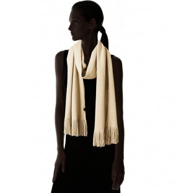 Echo Womens Muffler Scarf Fringe in Cold Weather Scarves & Wraps