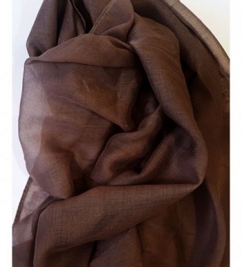 SoLine Scarves Blanket lightweight Deepbrwon in Fashion Scarves