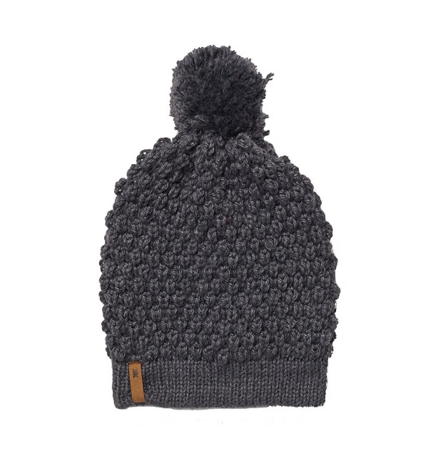 Krochet Kids Abby Beanie Fair Trade Hat - Heather Grey - CZ12899I7A9