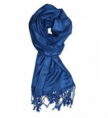 Dealzip Inc Luxurious Pashmina Beautiful - Cobalt Blue - C211SH0Y66B