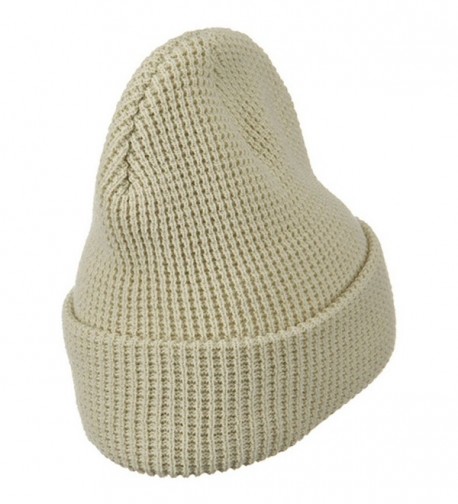 Stretch Waffle Stitch Cuff Beanie in Men's Skullies & Beanies