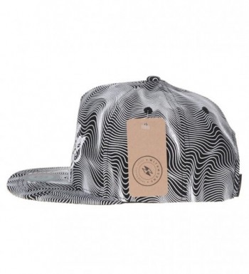 WITHMOONS Snapback Optical Illusion Metallic