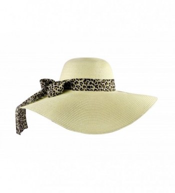 Beach Women Summer Floppy Ribbon