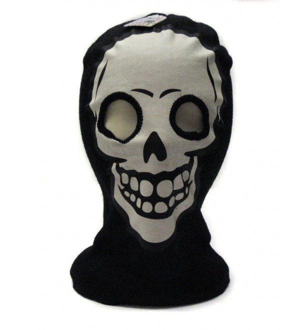 White Skeleton Face Ski Mask Gothic Beanie Hat - CU117S1F2HR