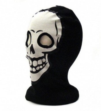 White Skeleton Face Gothic Beanie