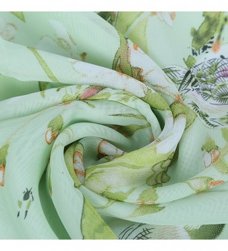 Womens Floral Chiffon Decorative Scarves in Fashion Scarves