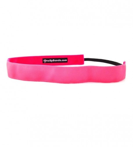 One Up Bands Women's Solid Neon Pink One Size Fits Most Pink - Pink - CY11K9XFGQN