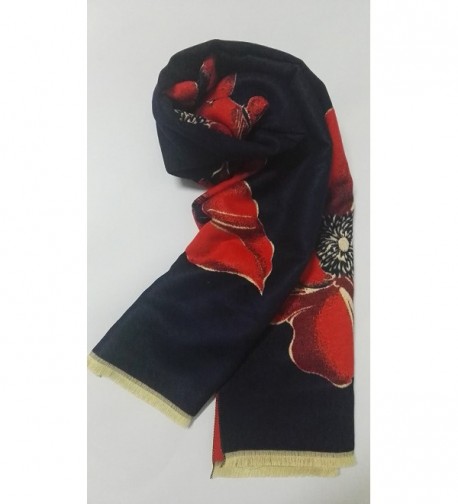 Cashmere shawl Women Navy blue in Wraps & Pashminas