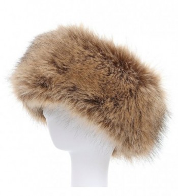 La Carrie Faux Fur Headband with Stretch Women's Winter Earwarmer Earmuff - Natural - CB1868Z6RMI