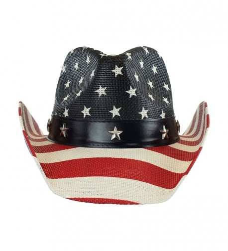 Shapeable Cowboy Leather Stripes Patriotic