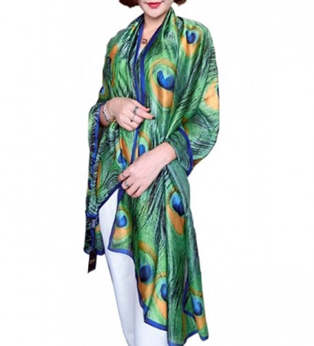 Womens Fashion Peacock Feather Prints