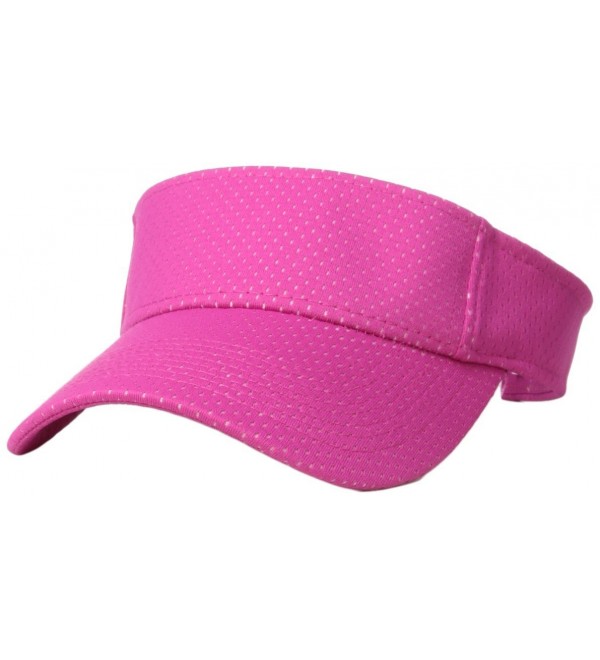 Augusta Sportswear Athletic Mesh Visor - Power Pink - C112F05G6E5