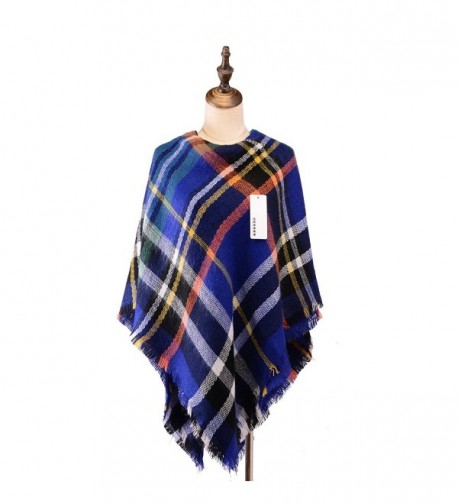 Womens Tartan Scarf Checked Pashmina