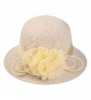 ChezAbbey Summer Cloche Floppy Fascinator