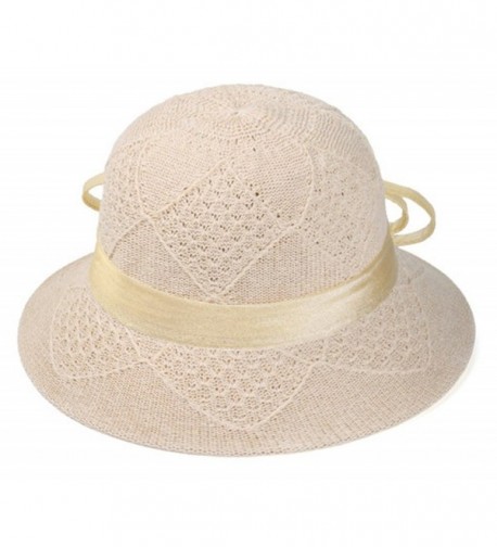ChezAbbey Summer Cloche Floppy Fascinator in Women's Bucket Hats