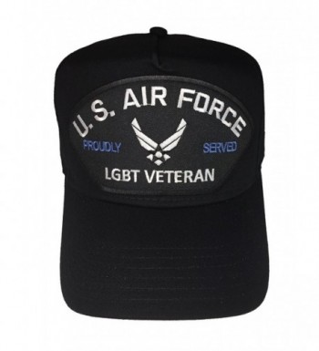 HnP USAF LGBT Proudly Served Veteran Hat - Black - Veteran Owned Business - CQ185DQDM6D