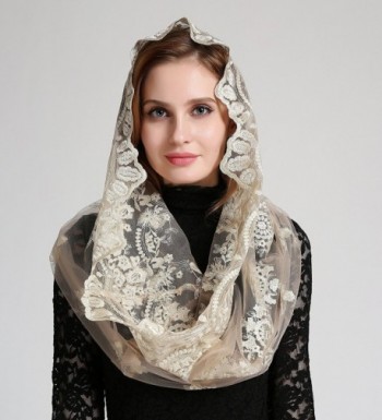 Extravagant Catholic Chapel Mantilla Champagne