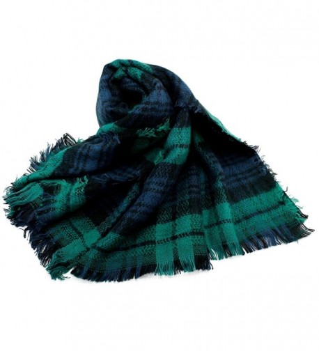 Oct17 Tartan Lattice Blanket Checked in Fashion Scarves