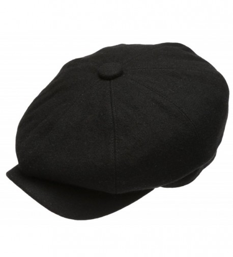 Premium Panel Newsboy Socks Black in Men's Newsboy Caps