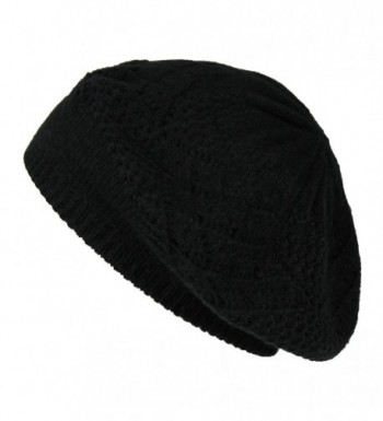 Winter Pointelle Classic Slouchy Beanie