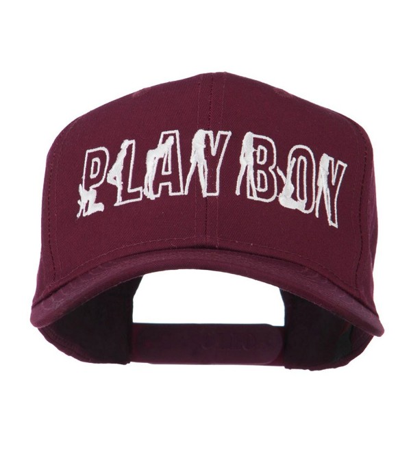 Playboy Embroidered Cap - Maroon - CS11LBM92HP