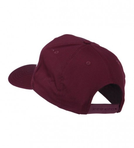 Playboy Embroidered Cap Maroon OSFM in Men's Baseball Caps