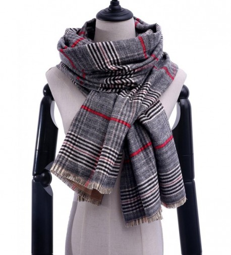 Stylish Blanket Oversized Scarves Winter - Light Grey - CP1872UXEUC