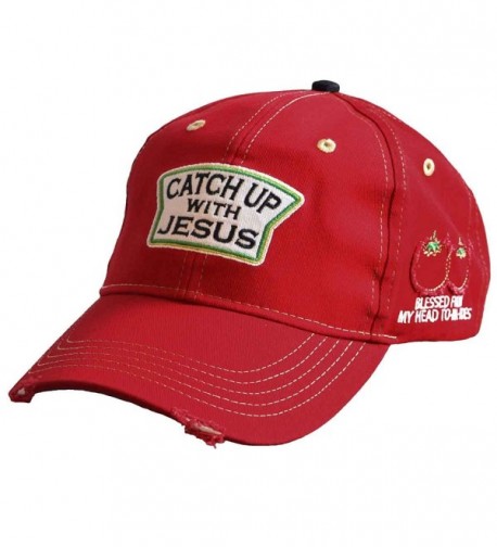 Kerusso Catch Up With Jesus Funny Christian Hat - C517Y2CETZ4