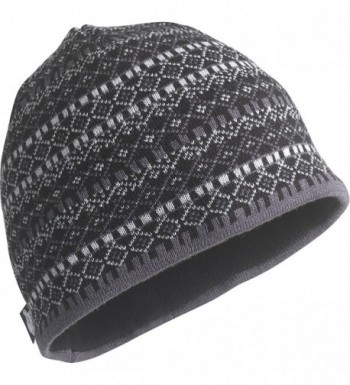 Turtle Fur Mens Merino Wool Nordic Style Beanie- Black/Solid Knits - Franz Black - C611K5PPRBT