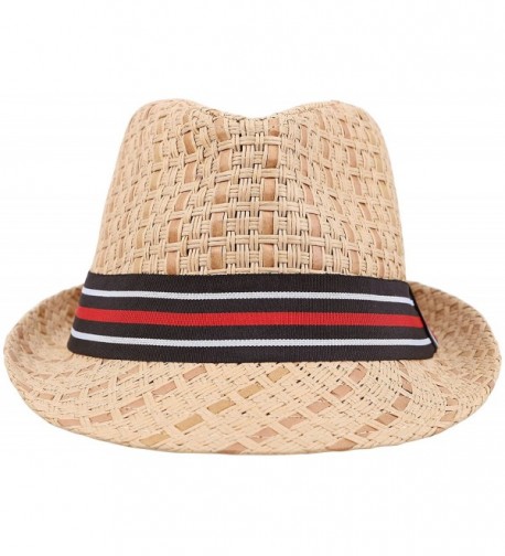 Simplicity Summer Fedora Panama Brown183S LXL