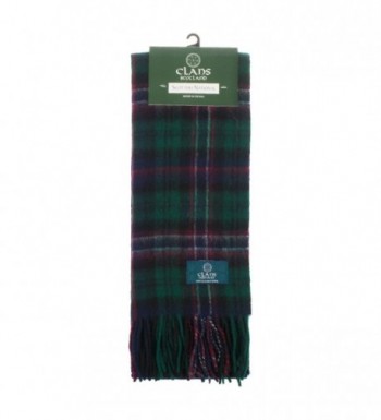 Clans Of Scotland Pure New Wool Scottish Tartan Scarf Scottish National (One Size) - CR123H4D707