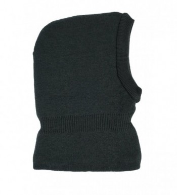 N'Ice Caps Men's Warm Sherpa Lined Knitted Balaclava Headwear Black ...