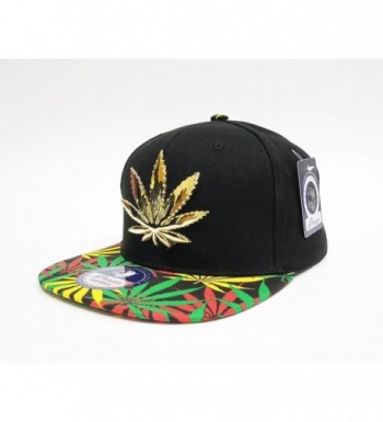 Cap2Shoes Marijuana Metal Snapback Rasts