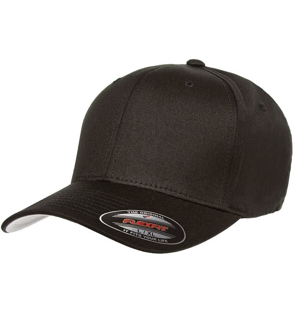 Flexfit Men's THP Premium Cotton Twill Hat- Black- XX-Large - CI125C2M3N9