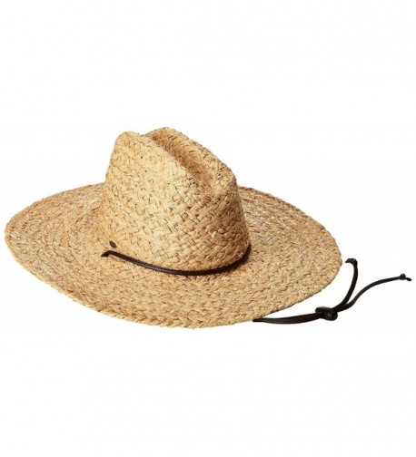 Scala Women's Raffia Lifeguard Hat - Natural - CY11AWG4XKV