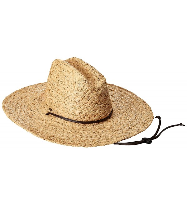 Scala Women's Raffia Lifeguard Hat - Natural - CY11AWG4XKV