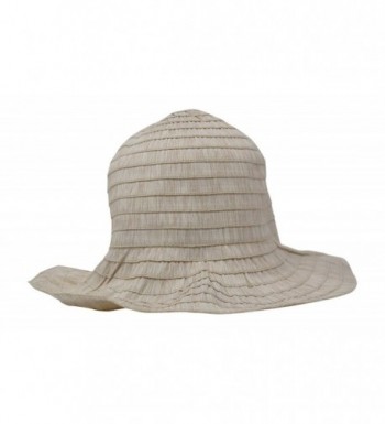 Packable Stonewashed Adjustable Shapeable Protection in Women's Bucket Hats