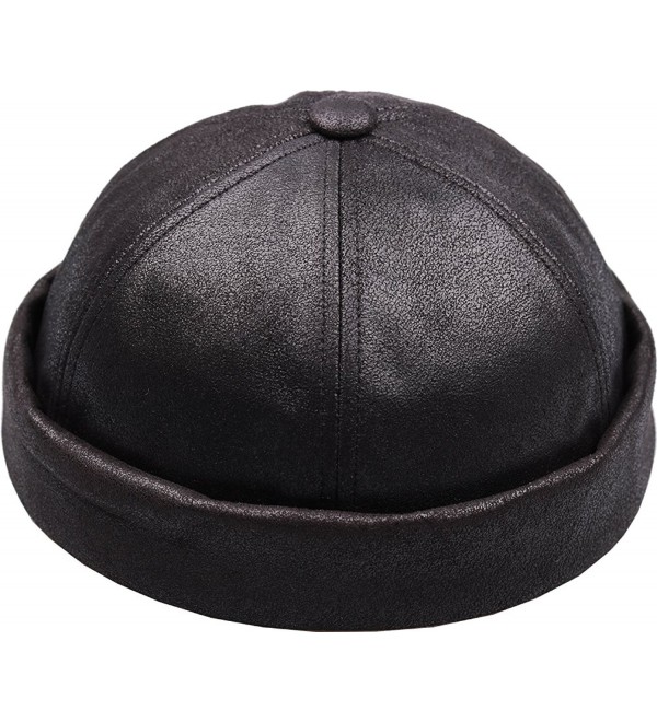 Leon MST Skull Cuff Beanie Hat Watch Cap Docker Hat Black C8187NAYCM9