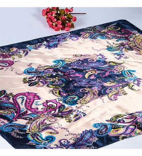 Polytree Womens Floral Imitated Square in Fashion Scarves