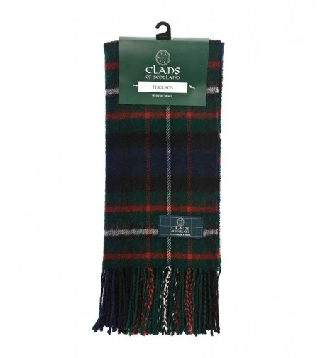 Clans Of Scotland Pure New Wool Scottish Tartan Scarf Ferguson (One Size) - CS12581C0QJ