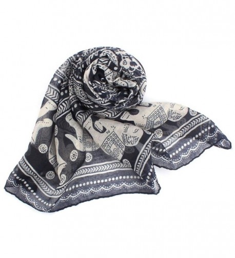 Clearance Elephant Lightweight Scarves Antumn