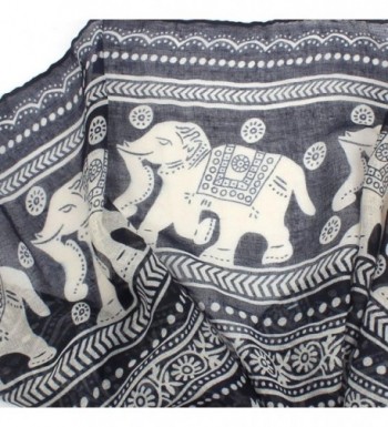 Clearance Elephant Lightweight Scarves Antumn in Fashion Scarves