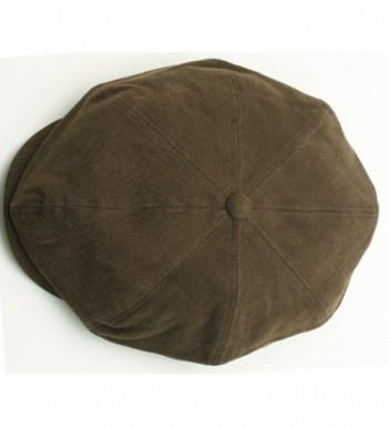 Newsboy Washed Cotton Canvas Gatsby in Men's Newsboy Caps