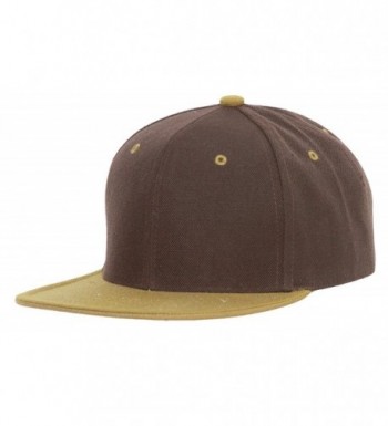 CTH Vintage Snapback Cap Hat - Brown Olive - CW116PDLTP3