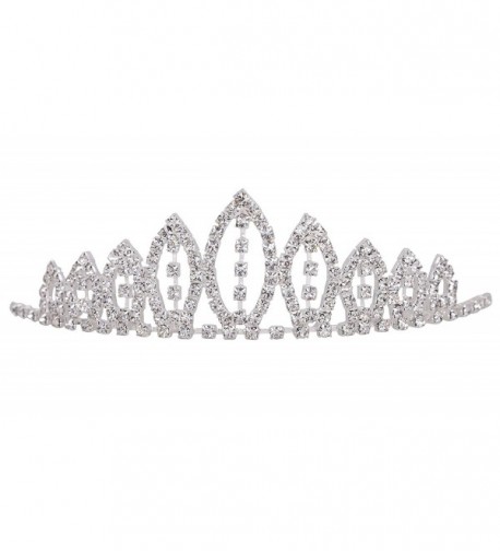 AshopZ Girl's Rhinestone Tiara Crown Little Princess Sweet Hair Accessory - C412M01BJZD